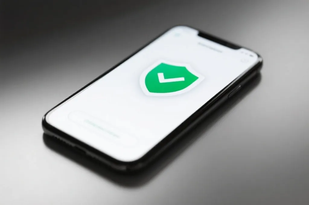 智能手机上显示的NG体育官方App安全防护界面